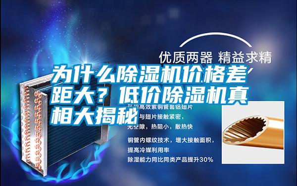 為什么除濕機價格差距大?低價除濕機真相大揭秘