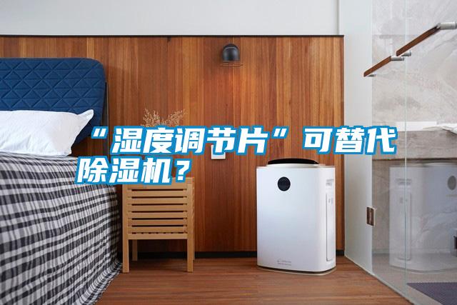 “濕度調節片”可替代除濕機？