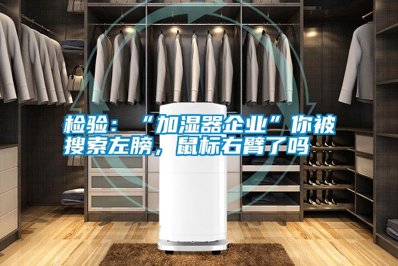檢驗：“加濕器企業”你被搜索左膀，鼠標右臂了嗎