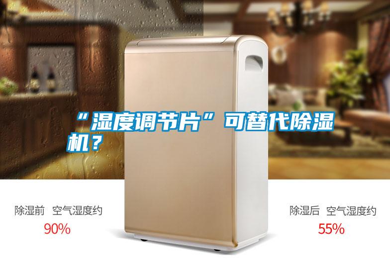 “濕度調節片”可替代除濕機？
