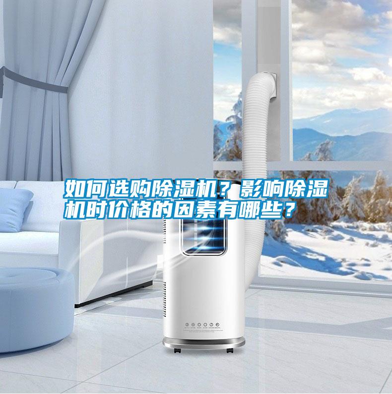 如何選購(gòu)除濕機(jī)？影響除濕機(jī)時(shí)價(jià)格的因素有哪些？