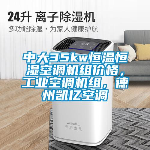 中大35kw恒溫恒濕空調機組價格,工業空調機組,德州凱億空調