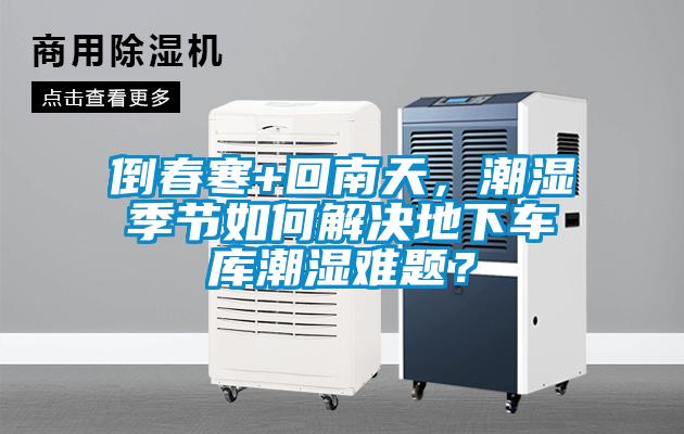 倒春寒+回南天,潮濕季節(jié)如何解決地下車庫潮濕難題?