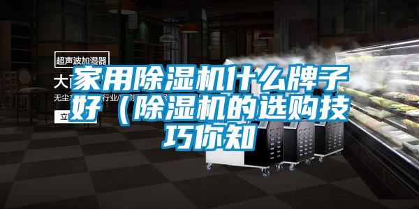 家用除濕機什么牌子好(除濕機的選購技巧你知