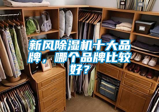 新風除濕機十大品牌，哪個品牌比較好？